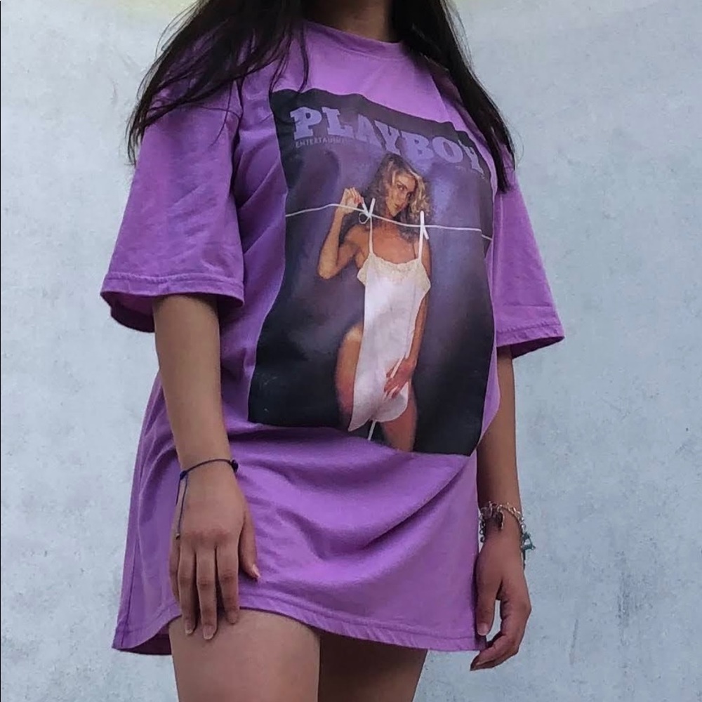 Playboy x Missguided Oversize Shirt